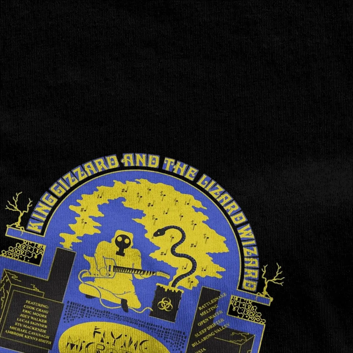 King Gizzard And The Lizard Wizard Flying Microtonal Banana Accessories Shirts Men Women Vintage Cotton Graphic Printed Tee