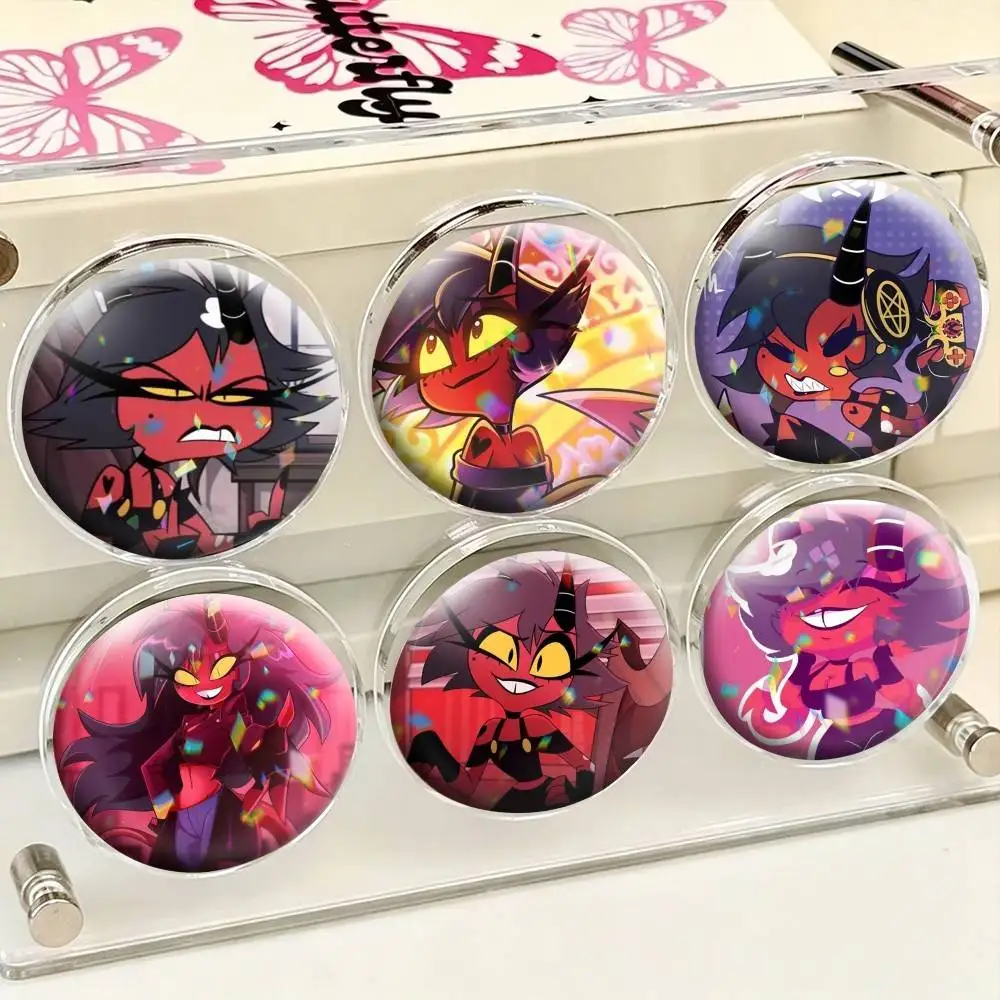 Helluva Boss Millie  25 32 44 58 75mm Badges Personalized Round Brooches Pins Accessory Gift