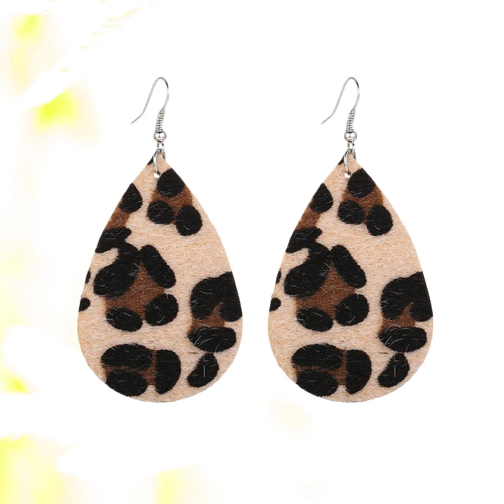 

Dangle Earrings Women Leopard Print Drop Earbobs Fashion Eardrops For Party Jewelry Accessories Elegant Danglers Trendy Drops