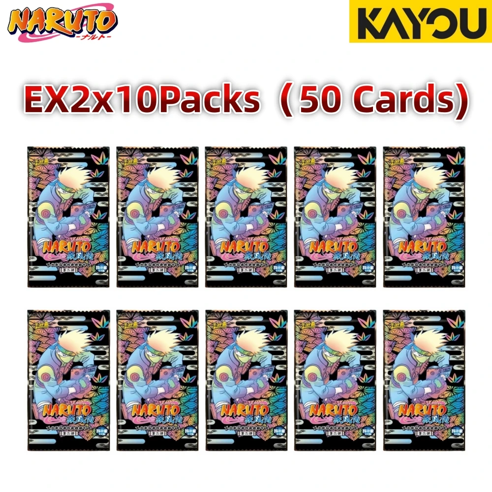 Cartas Colecionáveis Genuínas de Anime Kayou Naruto EX Packs