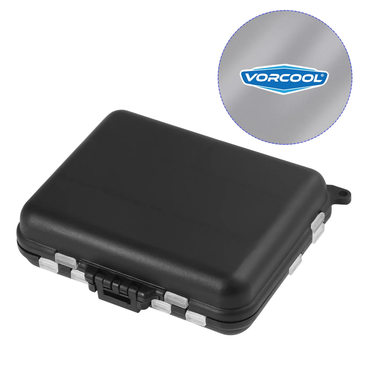 

Multifunctional Black Fishing Tackle Box Durable Plastic Organizer Fishing Tool Container Essential for Anglers