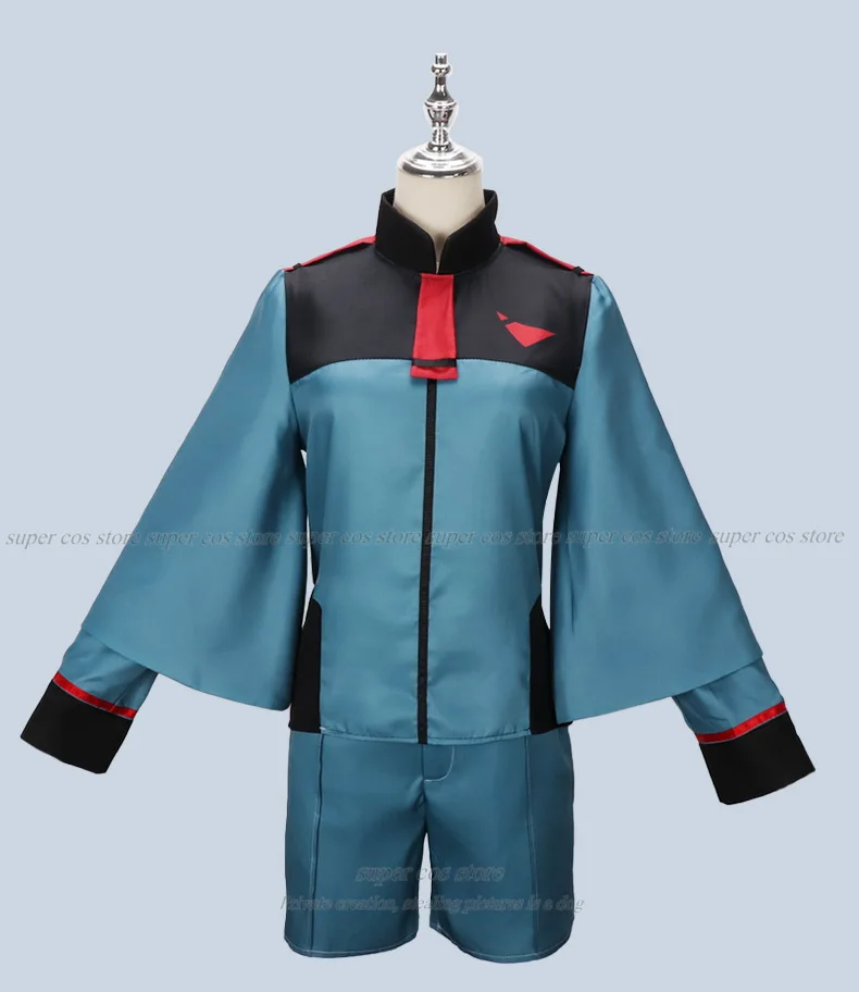 La bruja de Mercurio Suletta Mercury Miorine Rembran Anime Cosplay disfraces peluca conjunto completo Anime hombres Cosplay disfraz de Halloween