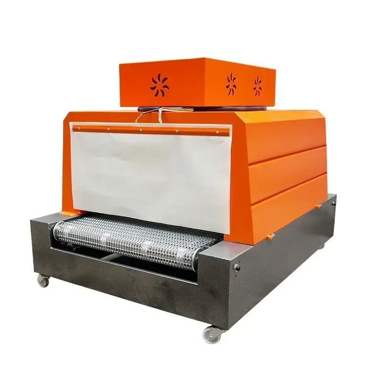 가정용 220v 메쉬/체인 열 수축 필름 포장 기계 600*300MM 원적외선 열 수축 포장 기계 수축