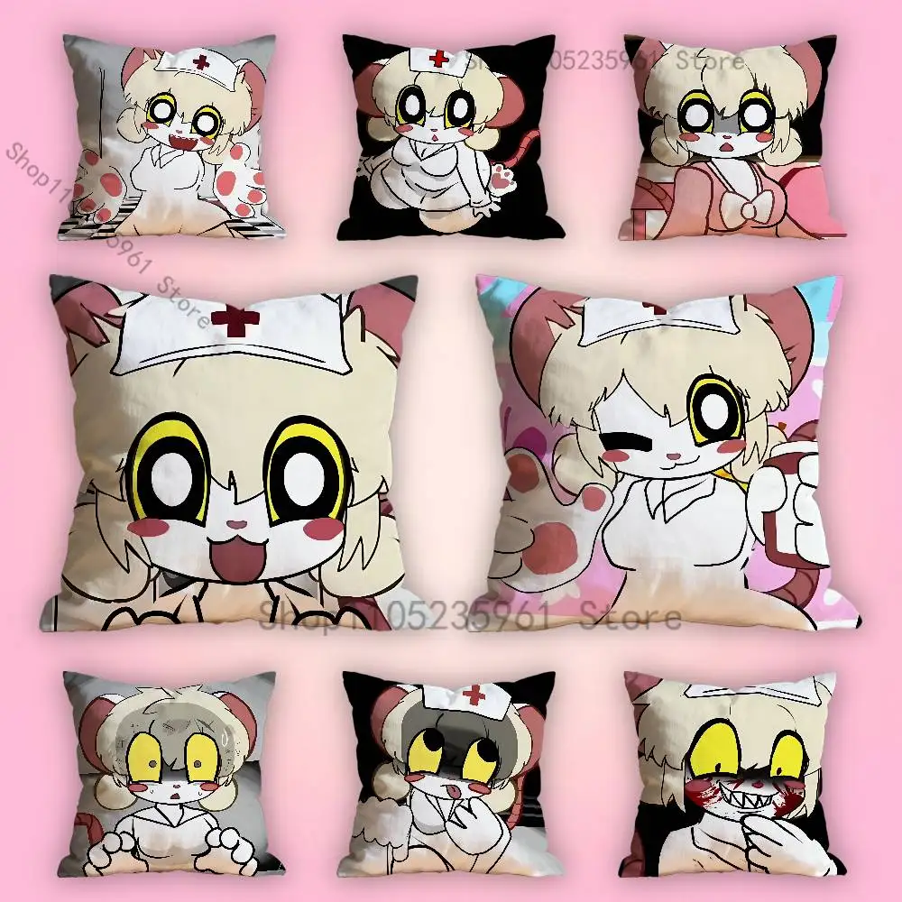 

T-Terrible M-Mouse Lorna Pillowcase for Sofa Room Office Decor Printing Protector Cushion Cover Valentine gift Custom