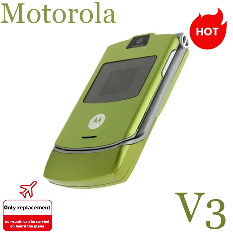 NEW RAZR V3 Motorola - Original Unlocked Flip Bluetooth Phone Dual Display Advanced Fast Call GSM 850/900/1800/1900 High Quality