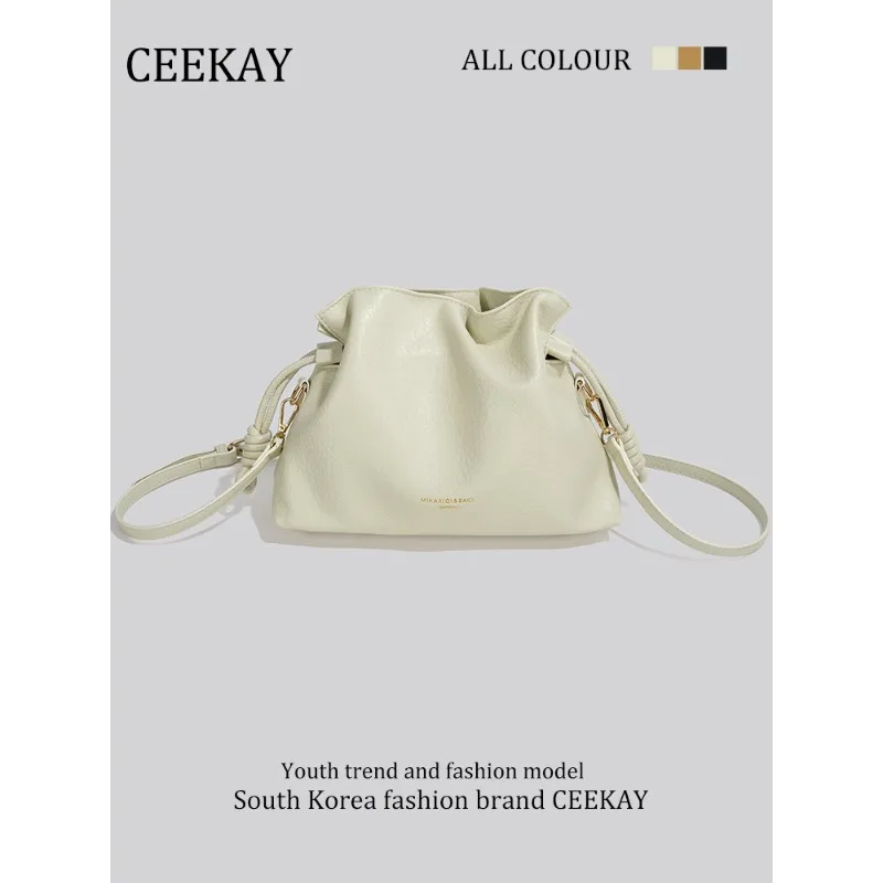 

2026 CEEKAY Винтажная длинная сумка-тоут, минималистичная сумка через плечо с тонкими ручками и золотистой фурнитурой, вместительная женская сумка