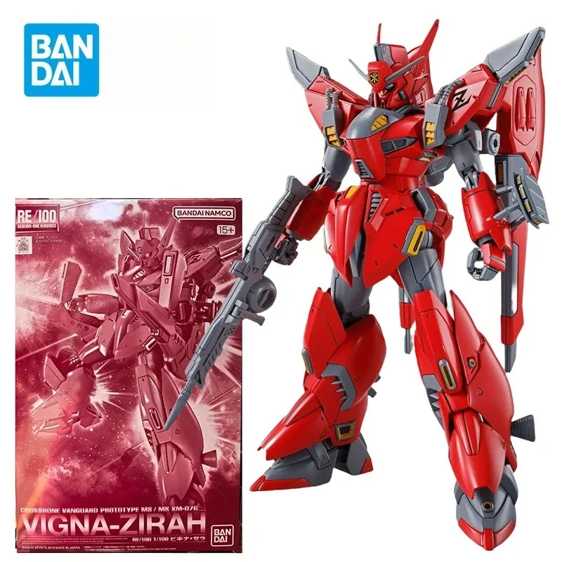 

Original Bandai RE 1/100 XM-07G Vigna Zirah Action Figure Anime Figure Mobile Suit Gundam Model Toy CollectionToys for Boys