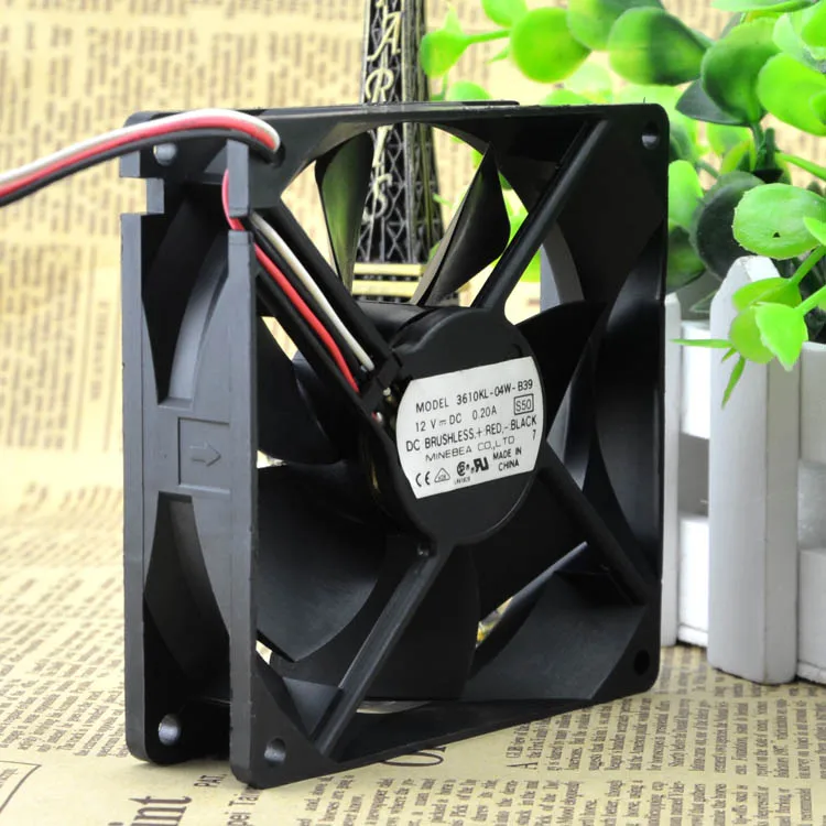 

НОВЫЙ ОРИГИНАЛ 3610KL-04W-B39 12 В 0,20 А 3 провода 9025 90*90*25 мм 9 см ОХЛАЖДАЮЩИЙ ВЕНТИЛЯТОР
