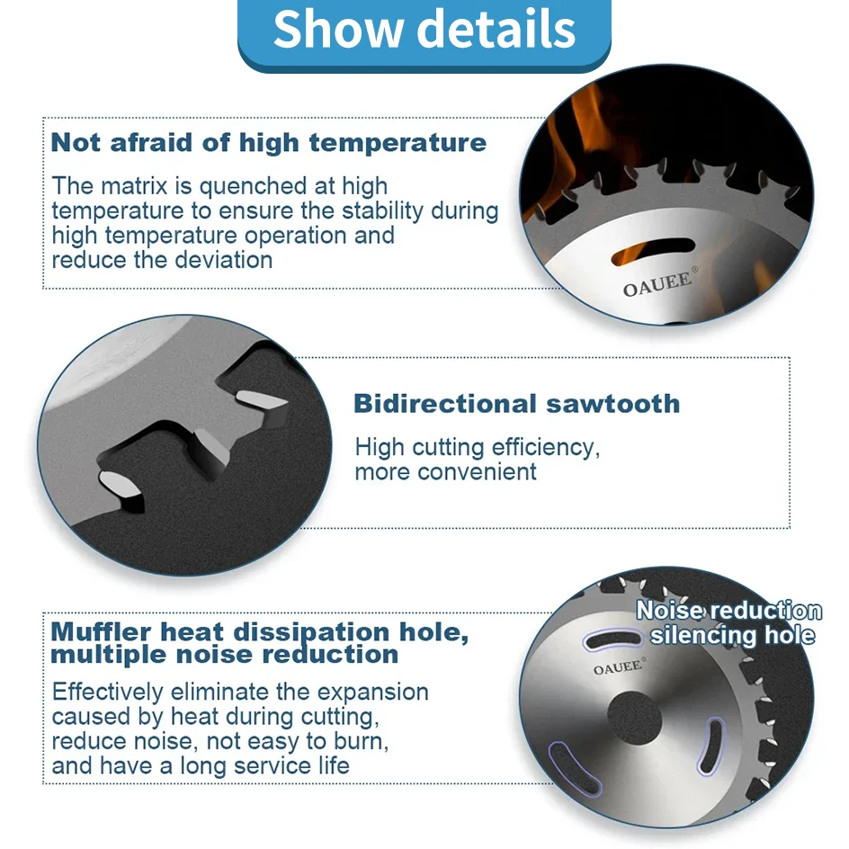 Alloy Double Side Saw Blade Woodworking Multitool Roughing Disc For Wood Multifunctional Metal Saw Wood Aliuminum Cutting Disc