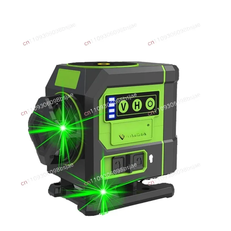 Mini Leveler Green 12-wire Small Infrared High-precision Strong Light Fine Line Automatic Lining Leveler