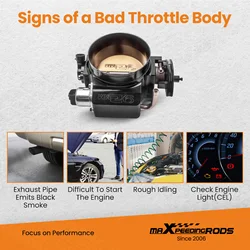92mm Throttle Body + TPS IAC Throttle Position Sensor Idle Air Control for engine: LS Style 4 bolt intake manifold