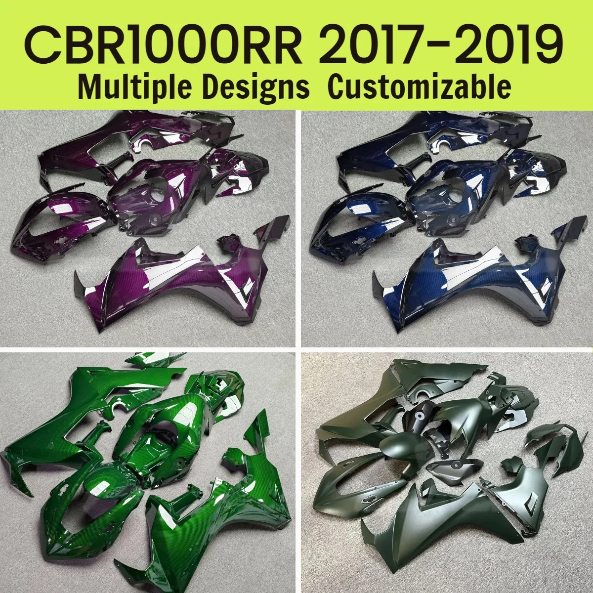 

CBR1000RR 2017 2018 2019 Aftermarket Parts Fairings for Honda CBR 1000RR 17 18 19 Motorcycle Plastic Body Set Fairing Kit
