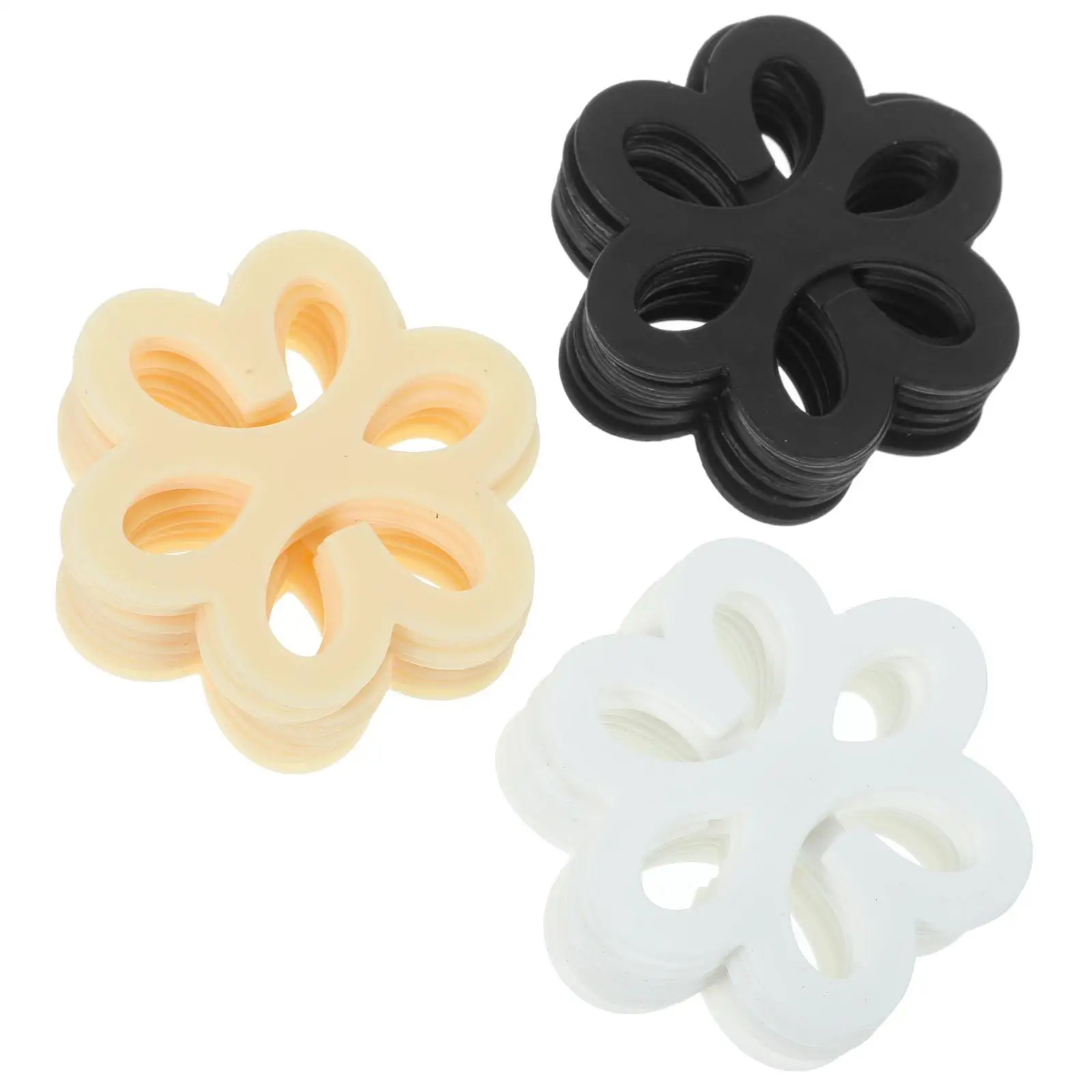 

30 Pcs Flower Shaped Invisible Bra Anti Slip Buckle Cross Shoulder Strap Clips for Back Nonslip Adjusters Women Bras Accessories