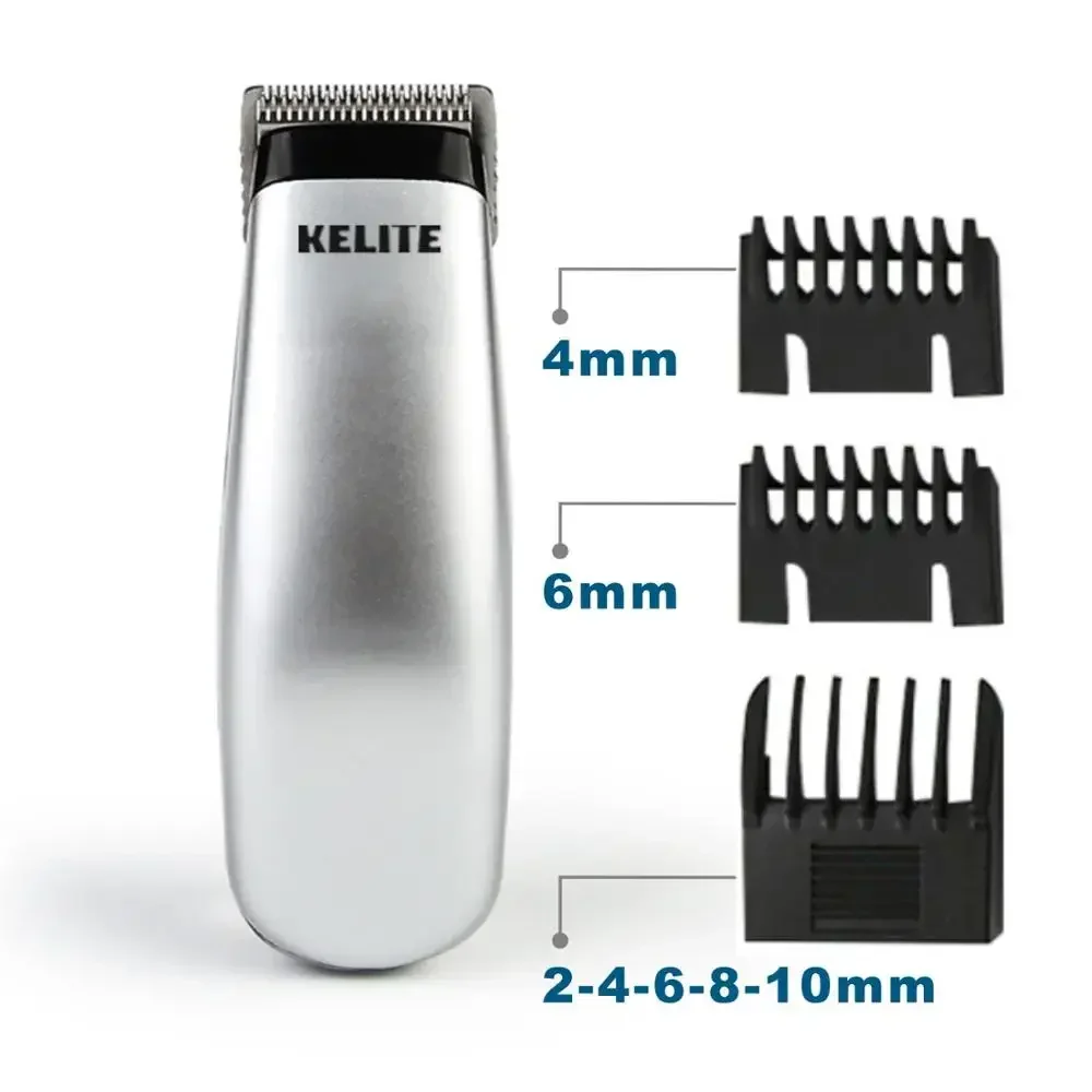 Cordless Hair Clipper Set-Kemei KM-666 Rechargeable Trimmer for Men, All-in-One Beard & Hair Styling Tool with Adjustable Bla