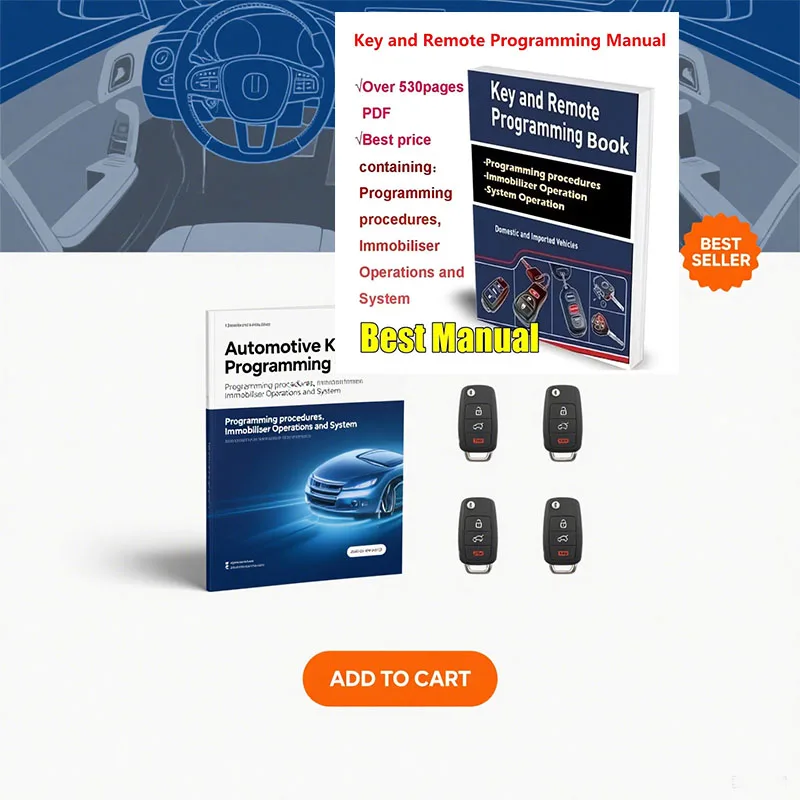 

Key and Remote Programming Manual Guide for All LockSmith Professionals Containing Program Immobiliser System Operations Tools