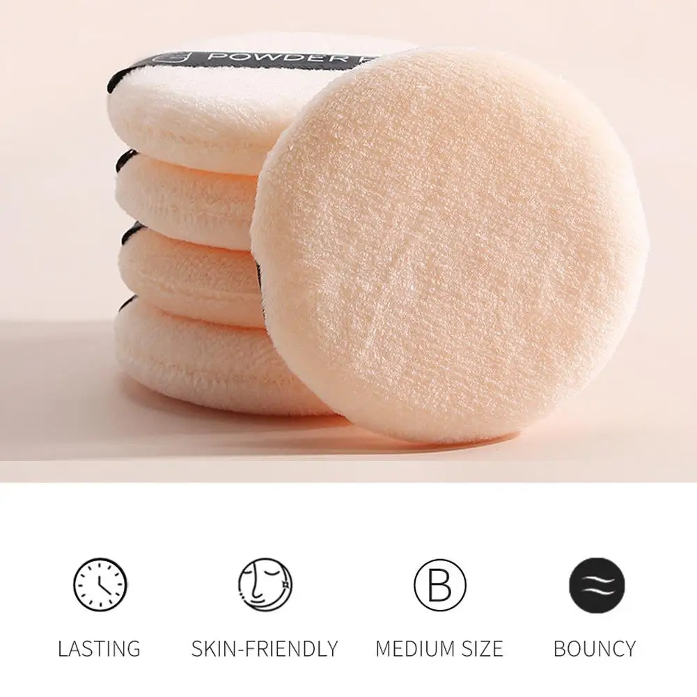 Professional Round Shape BB Cream Powder Foundation Soft Sponge Puff Makeup Portable Cosmetic Foundation Puff Supplies V2N8