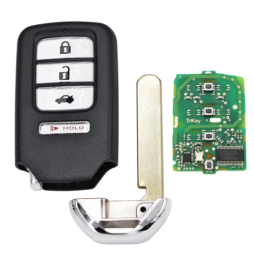 Ecusells 2/3/4/5/6 Buttons 313.8MHz ID47 Chip Remote Key for Honda HR-V FIT EX-L CR-V Crosstour Fit Odyssey FCC ID: KR5V1X