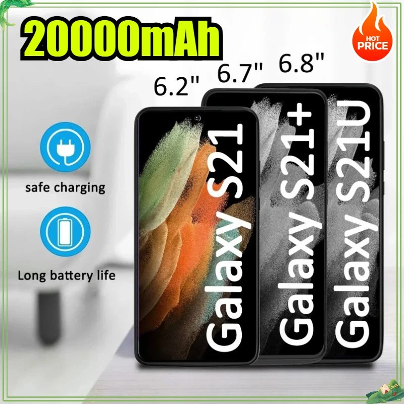 

20000mAh Battery Charger Case for Samsung Galaxy S21 S22 Plus Ultra Charging PowerBank Battery Power Case