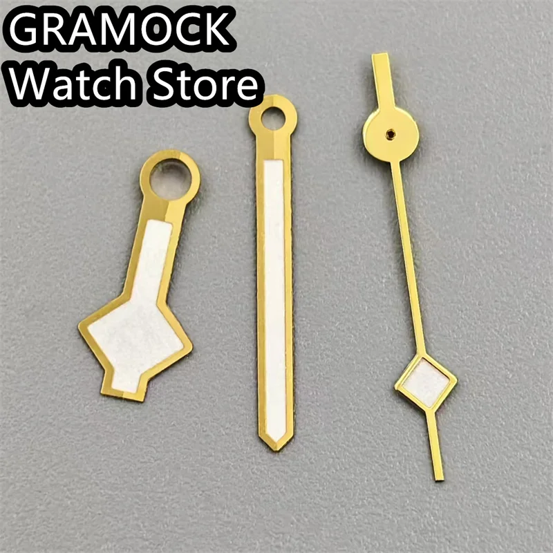 GRAMOCK silver gold rose gold yellow hands luminous hands fit NH35 NH36 NH38 NH70 NH72 ETA2824 PT5000 movement