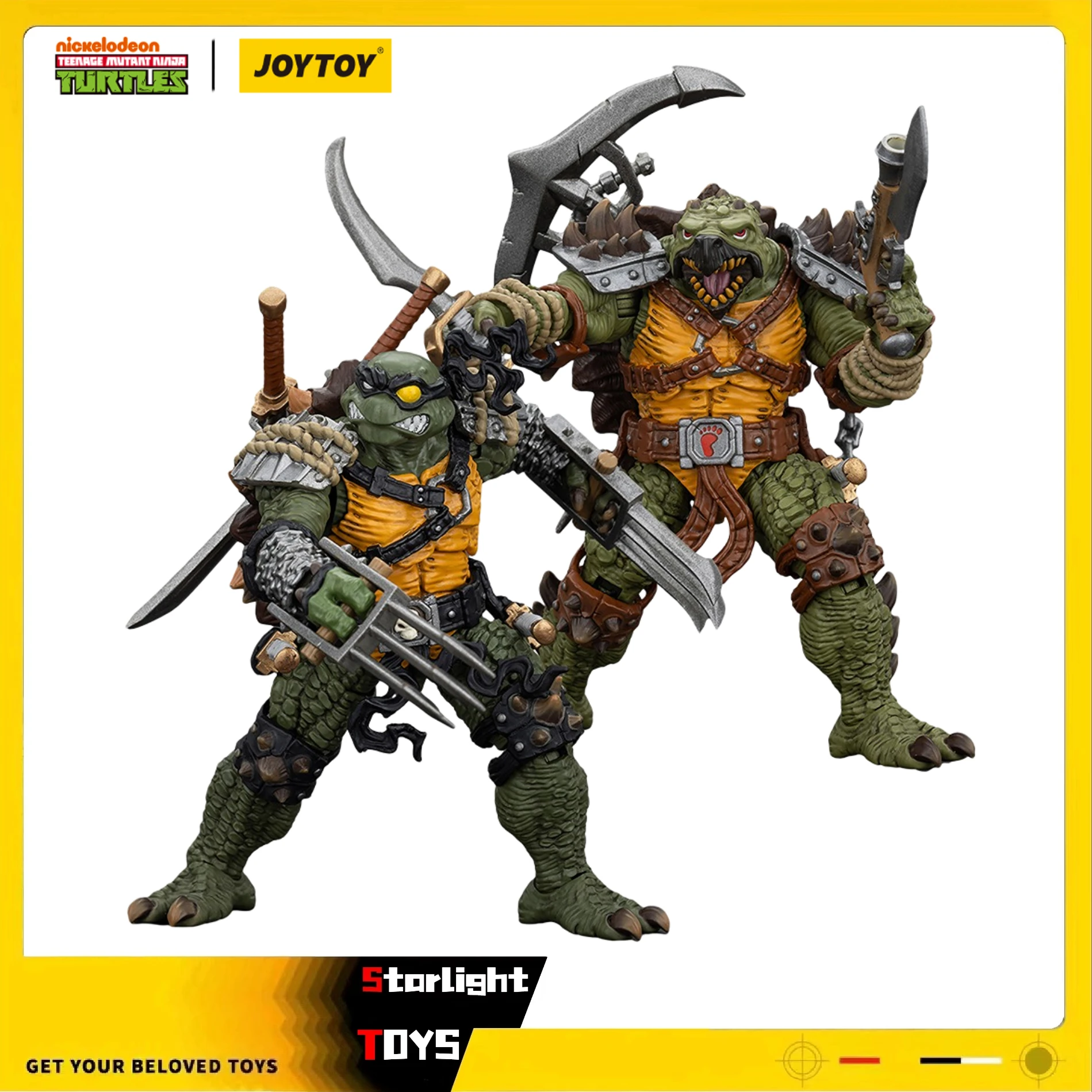 

JOYTOY 1/18 Action Figure TMNT Slash TMNT Tokka Model Toy Gifts