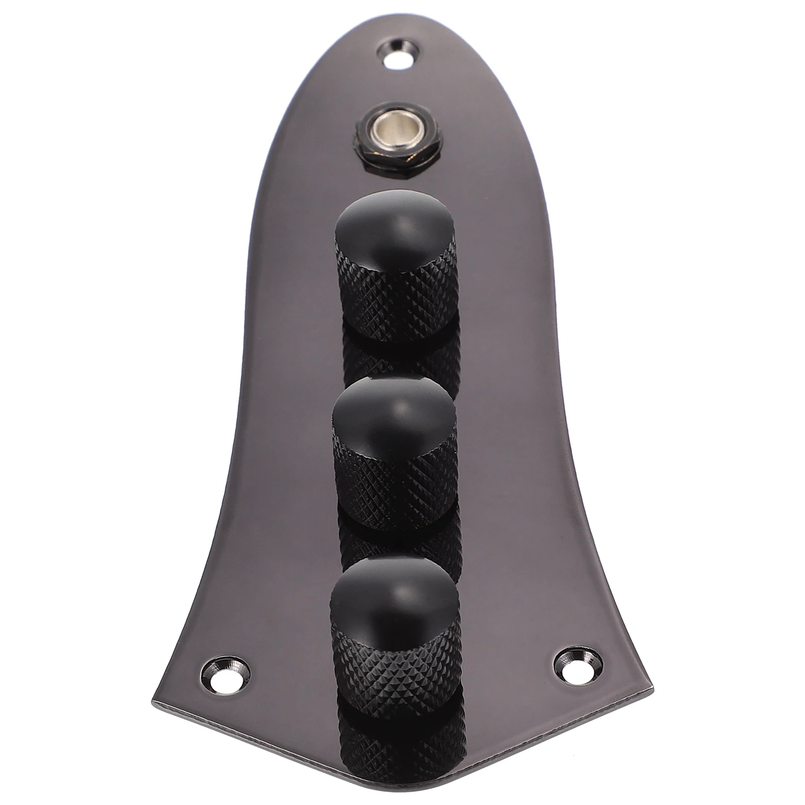 

Electric Bass Circuit Board Control Plate Metal Panel Potentiometer Durable Lightweight Guitar Parts Accessories