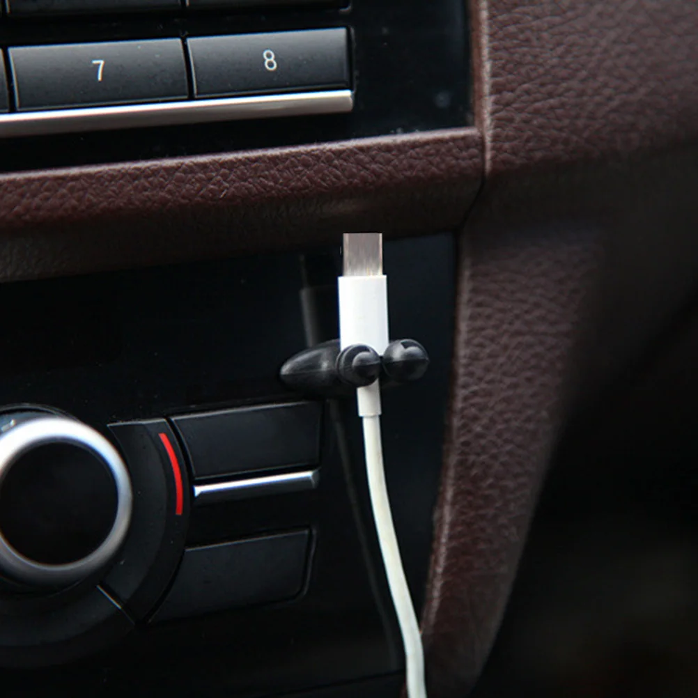 

16Pcs Self Adhesive Cable Clips Car Wire Organizer Cable Management Cord Holder for USB Chargers Headphones Power Cords
