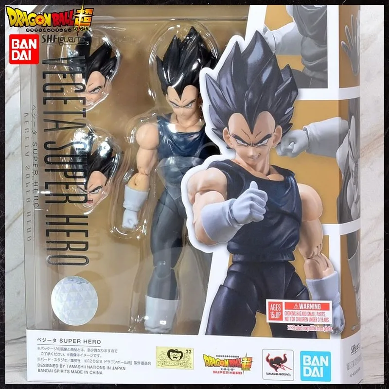 Anime Dragon Ball Z Super Super Hero Vegeta Super Hero 15cm  Pvc Action Figure Collection Decoration Model Toys Birthday Gifts