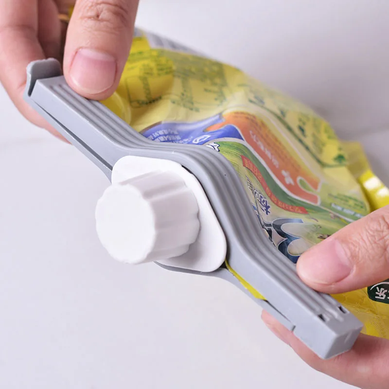 Герметизирующий зажим с винтовой крышкой, мешок для приправ, молоко, порошок, соль, герметичный зажим, зажим для закусок, зажим для консервации, гаджет, кухонные аксессуары