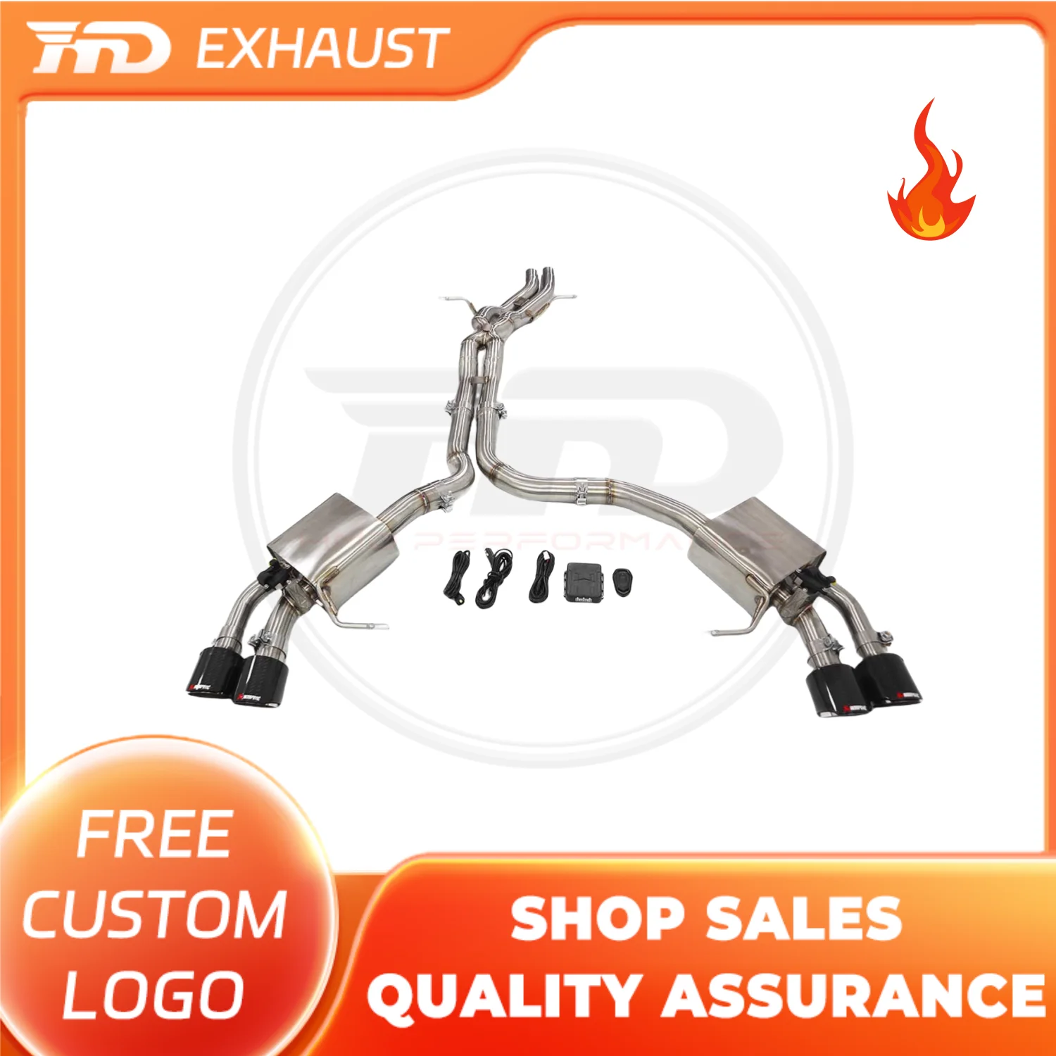 

HMD Exclusive customization Stainless Steel Exhaust System Performance Catback for Porsche Macan Turbo 3.0T Car Muffler
