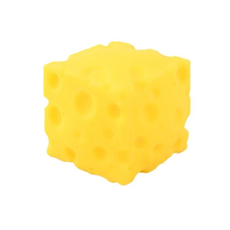 

Stress Toy Simulation Yellow Cheese Squeeze Maltose Photostudio Props Mini Cheese for Student