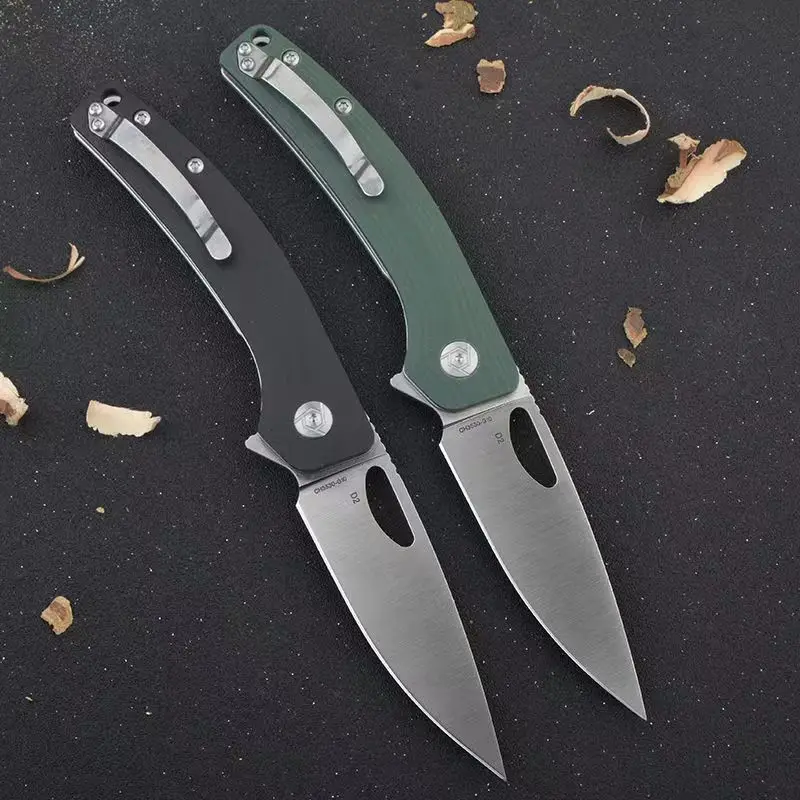 CH CH3530 D2 Blade G10 Handle Ball Bearing Flipper 59HRC EDC Pocket Outdoor Camping Hunting Survival Kitchen Folding Knife