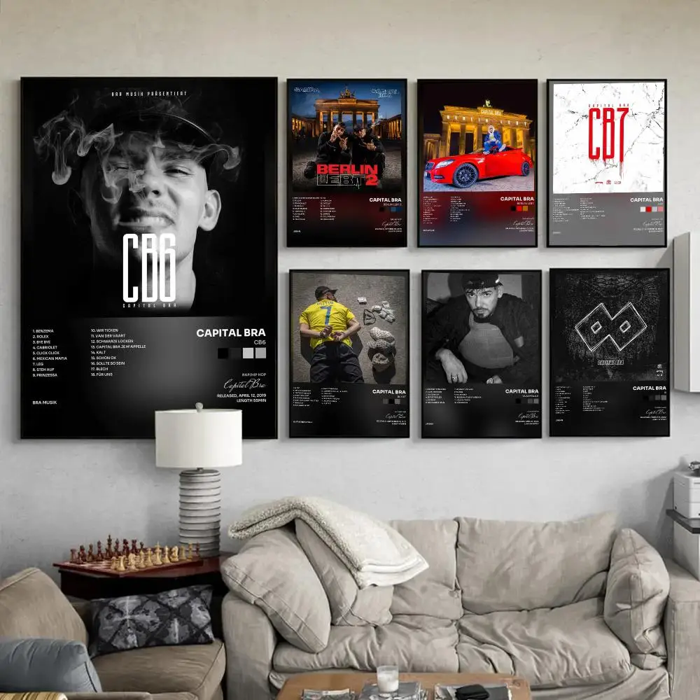 Singer C-Capital Bra Poster Wall Art Poster Print Decorative Picture for Living Room Bedroom Home Decor