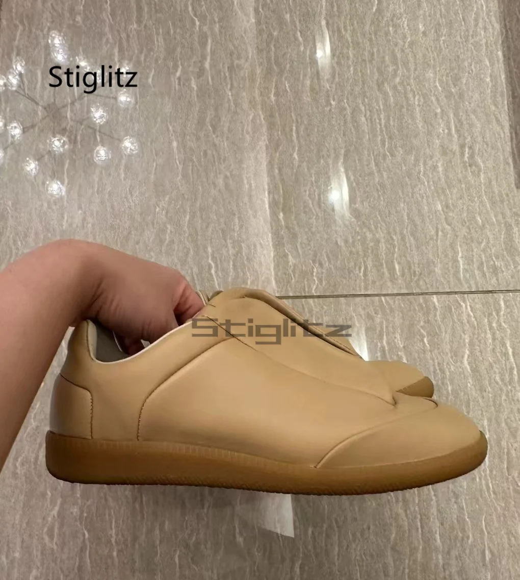 

Низкие кожаные кроссовки, мужская тренировочная обувь, модная повседневная обувь для активного отдыха, удобная спортивная обувь на шнуровке с круглым носком