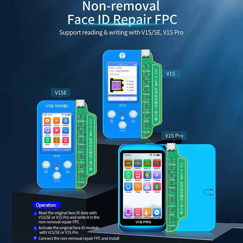 JC Face ID Non Removal Flex Cable for X XR XS 11 12Promax Read and Write FPC Activation Dot Matrix Cable Dot Projector