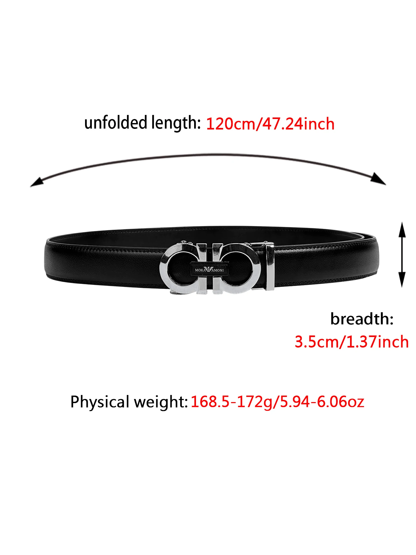 حزام خصر رجالي جديد بإبزيم على شكل 8، وسراويل عمل راقية وحزام خصر، موضة فاخرة #6