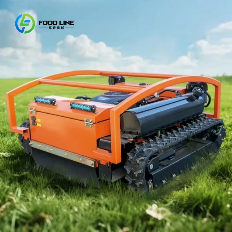 Custom The Lawn Mower Control Mowers Slope Lawn Mower Tracked All Terrain Remote Control Robot Weed Mowing Machine