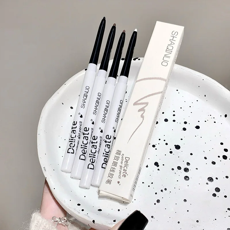 SHAQINUO Präzisions-Eyeliner-Gelstift – wasserfest und glatt, natürliche Farbe, einfach zu verwenden für Anfänger