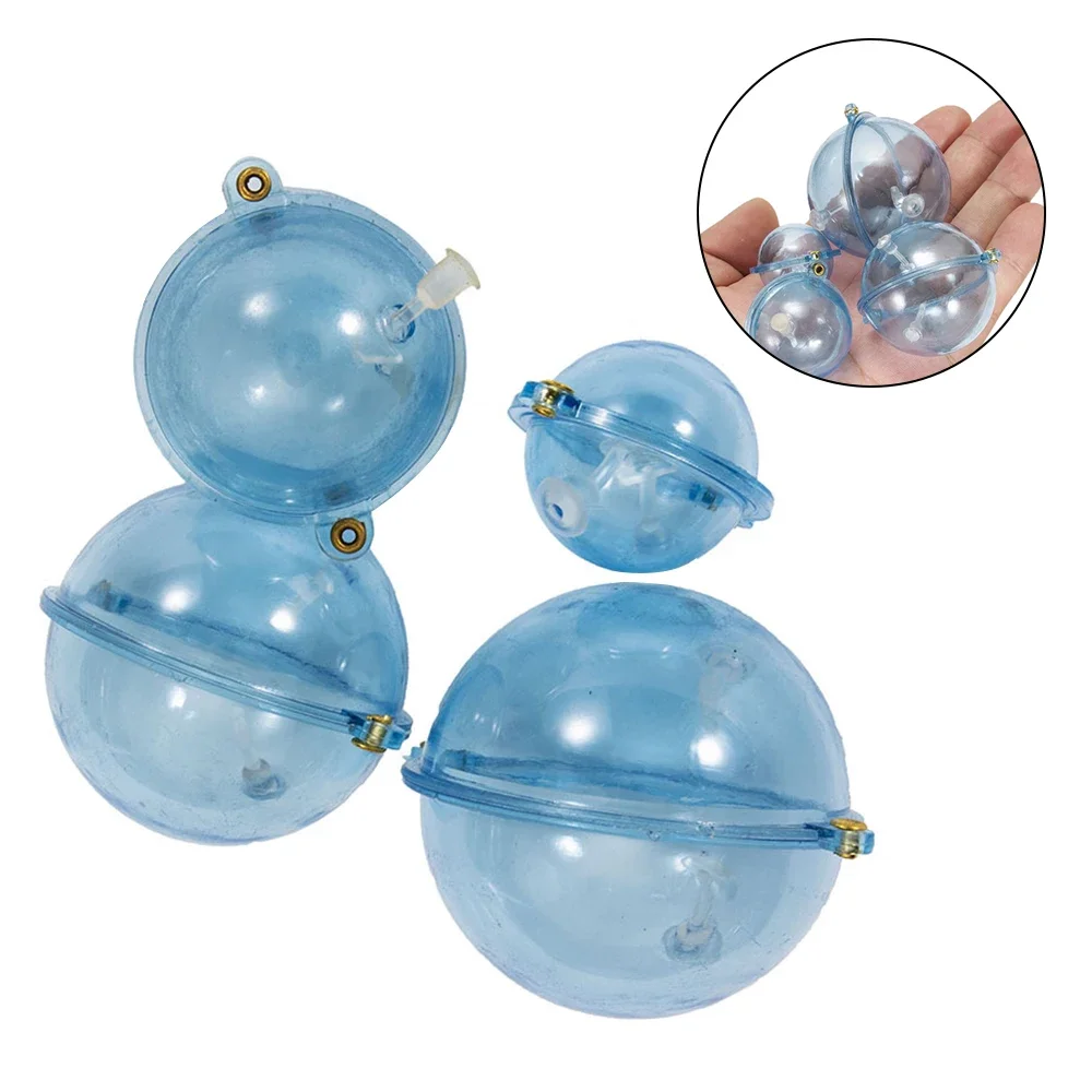 

5 Pcs/Set Fishing Float Clear Round Balls Hollow Bubble Surface Floats Tackle Thrower ABS Plastic Outdoor Sea Fishing Accessory