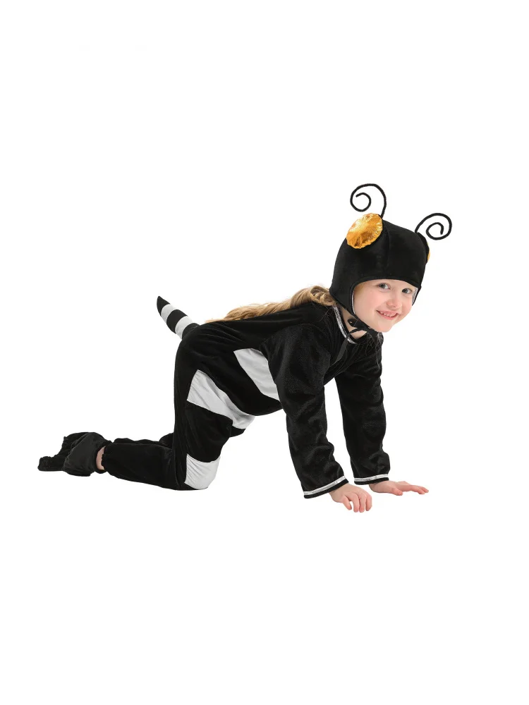 

loween Girls' Ant Cosplay Costume Cute Cartoon Stage Performance Outfit Nursery School Children's Fancy Dr High Waist S...