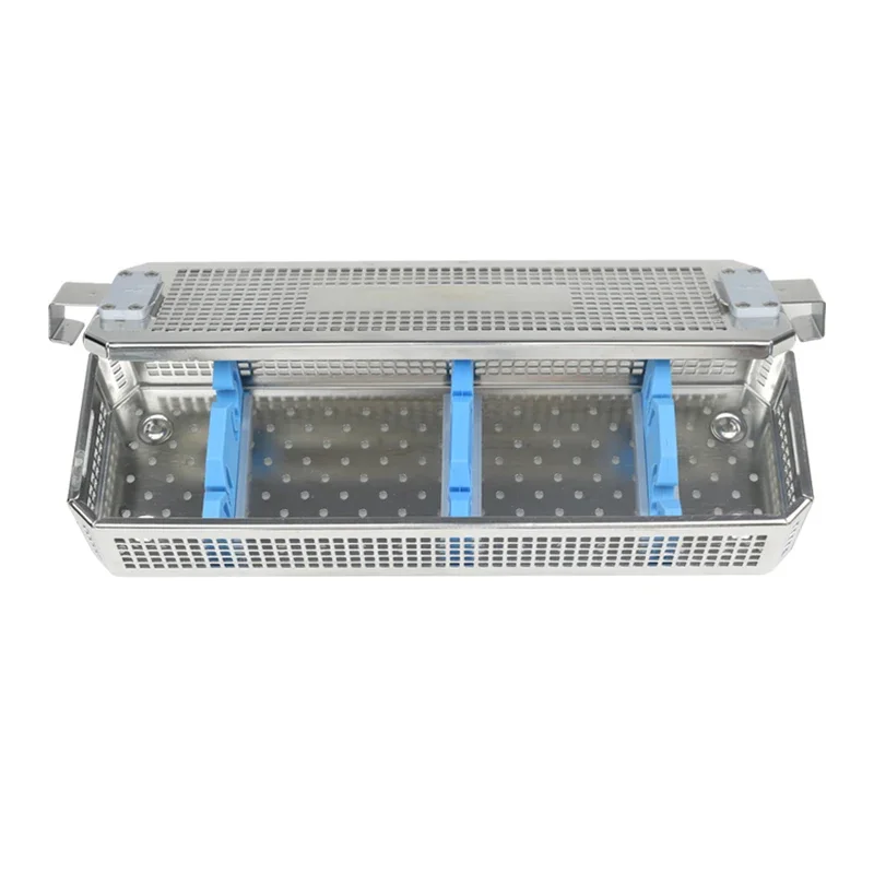 Endoscope Sterilization Box Sterilization Basket Aluminium Alloy Sterilization Tray Case Box