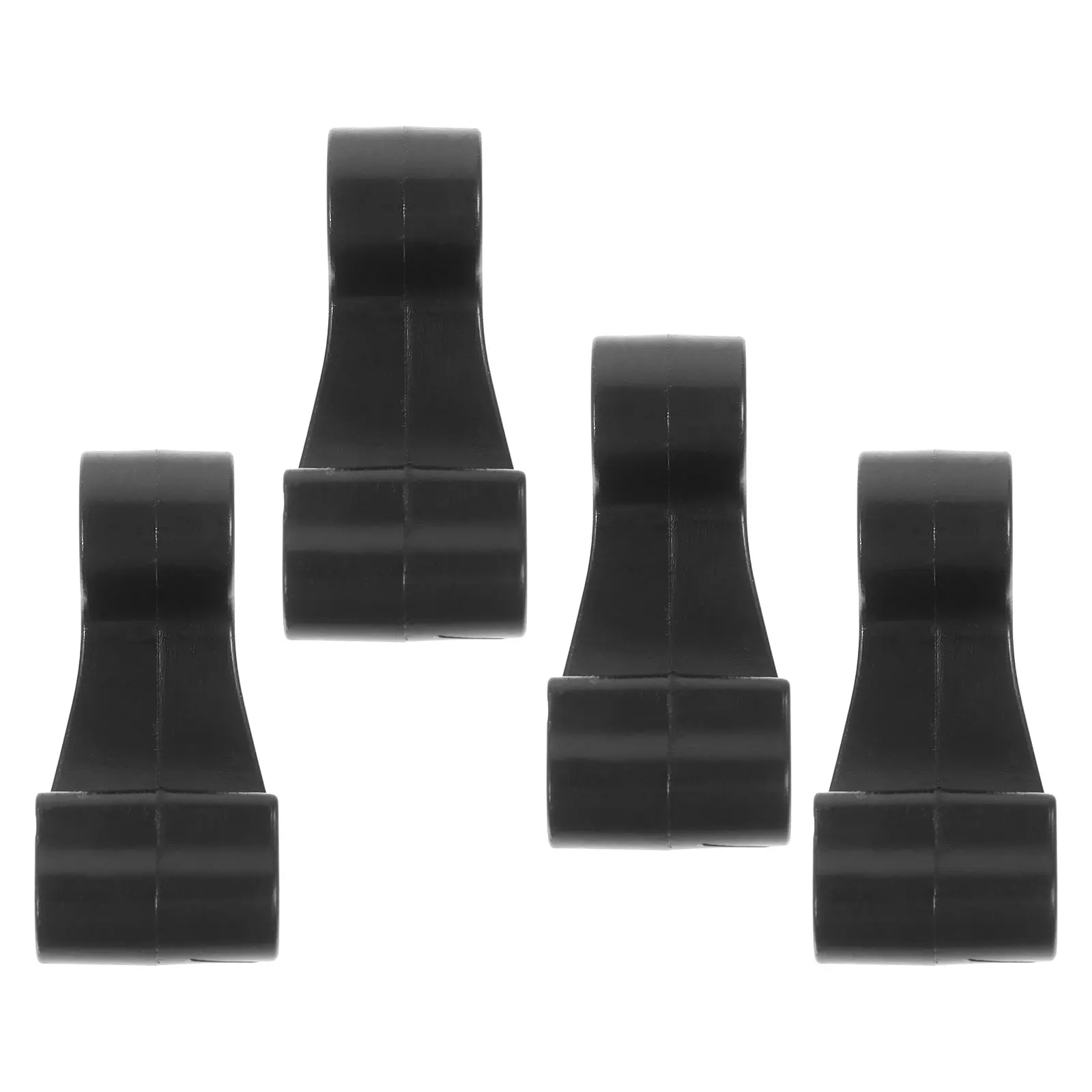 

4pcs Kayak Hooks Inflatable Boats J Shaped Lashing Accessories Black Easy Storage Outdoor Camping Canoe Secure Tie Down Boat