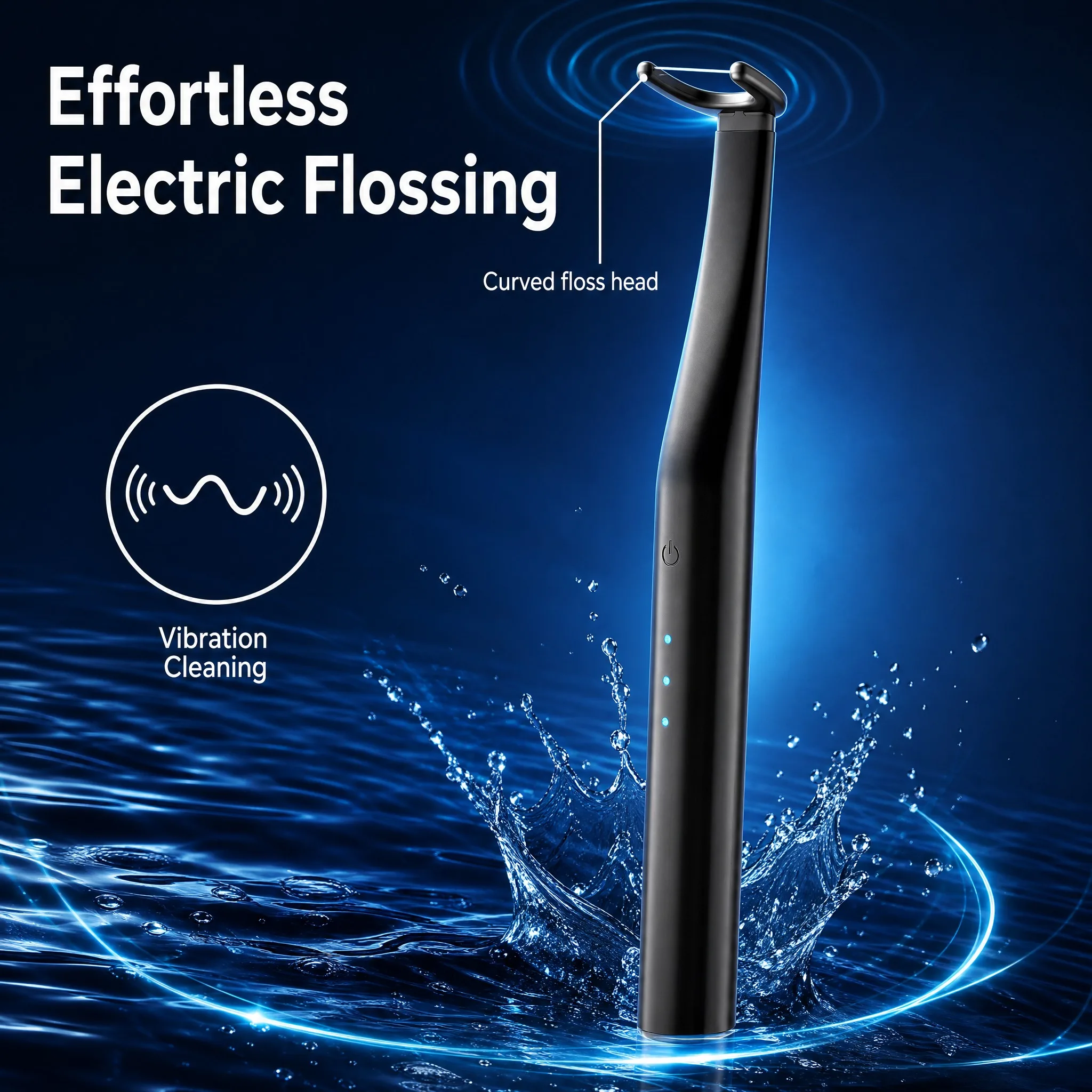 Electric Flosser Rechargeable Flosser with 3 Modes Flosser Appliance Dental Floss Tool for Deep TTeeth Cleaning