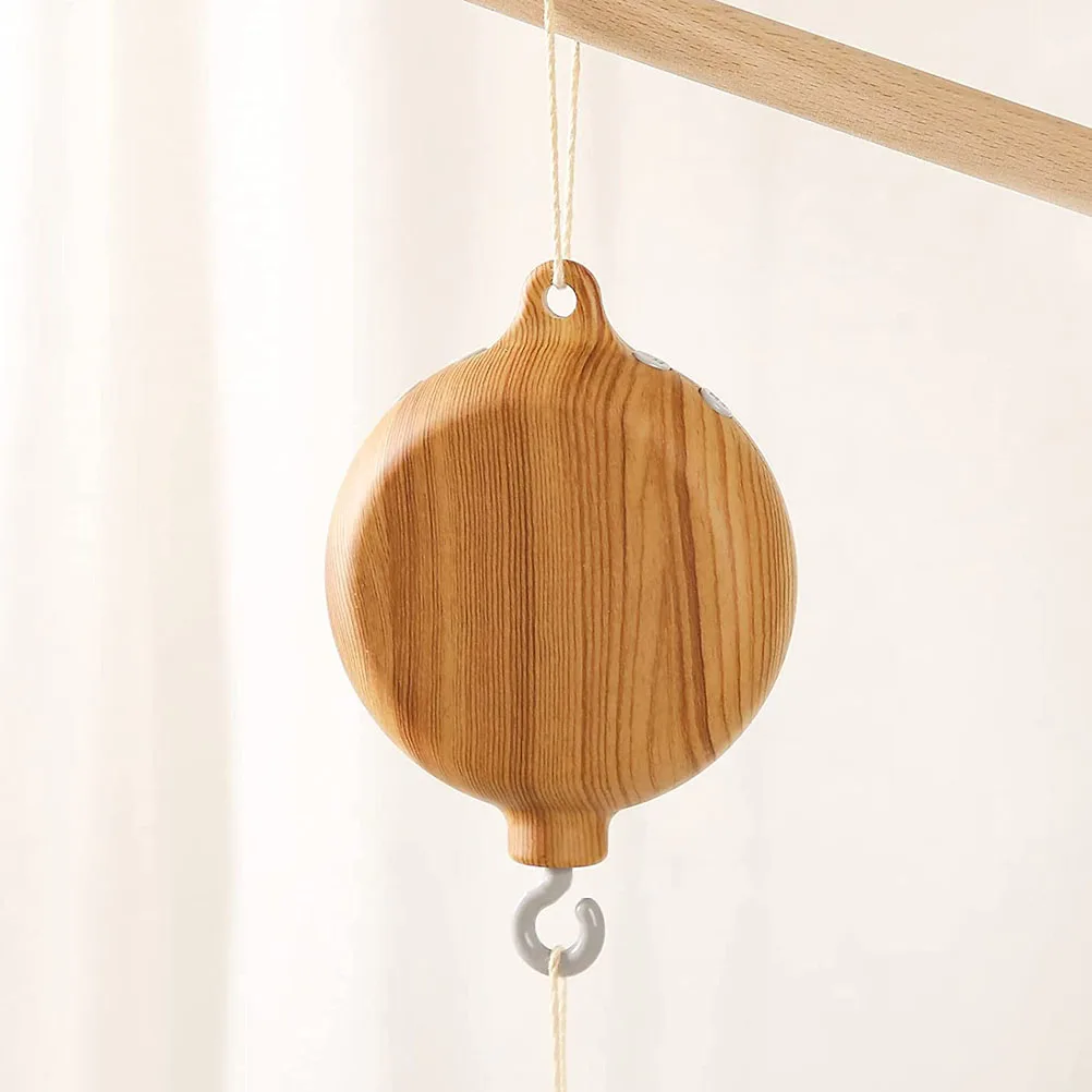 

Wooden Musical Box Pendant Electric Crib Hanging Toy Baby Bed Bell Kids Decor Lightweight Stylish Visual Soothing