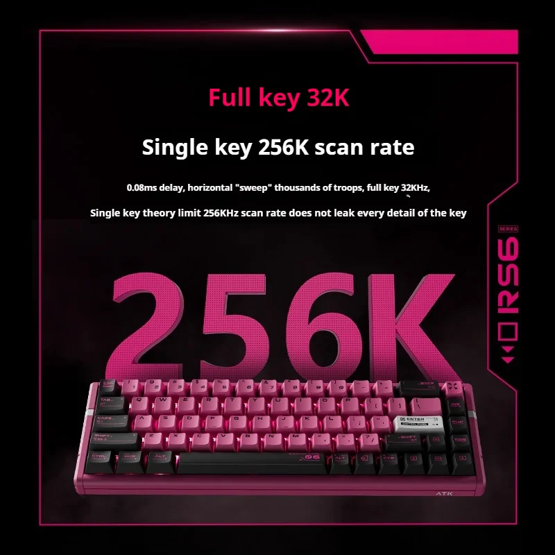 ATK RS6 Ultra Magnetic Switch Keyboard Aluminum Alloy Mech Wired Low Latency 0.005RT Customized Hot Swappable Gaming Keyboard - Image 4