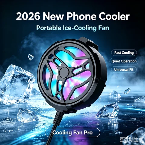 Clip-On Charging Phone Cooling Fan