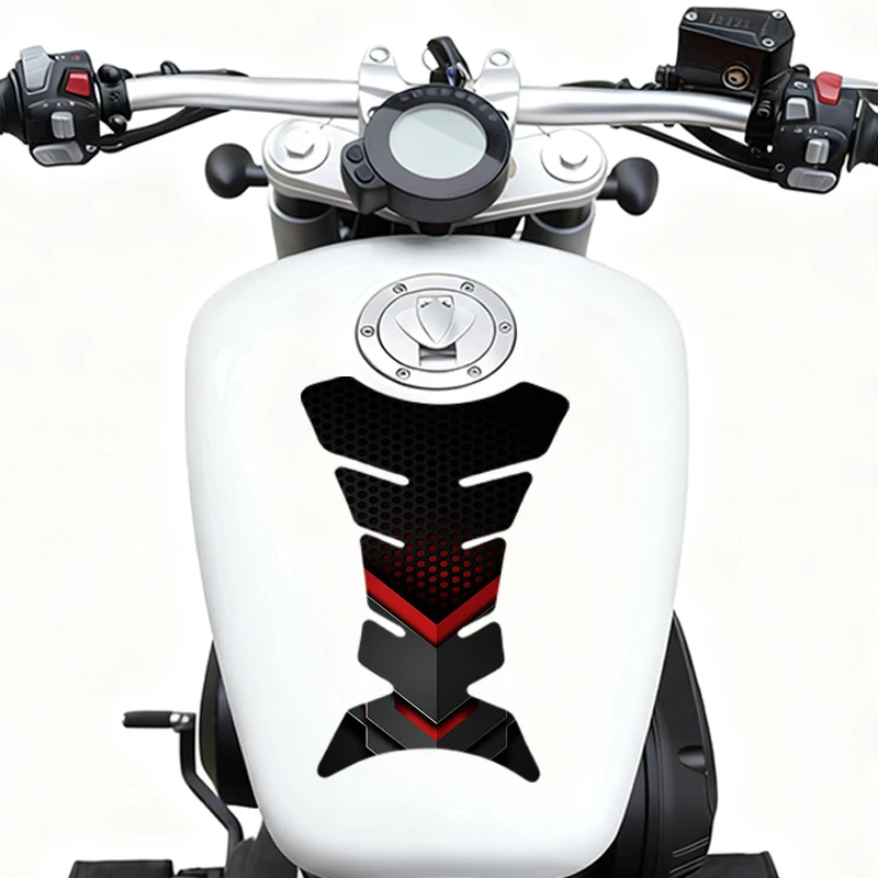 

2 штуки в комплекте, наклейка на топливный бак мотоцикла, геометрический узор, защитная пленка от царапин, виниловая наклейка для защиты.