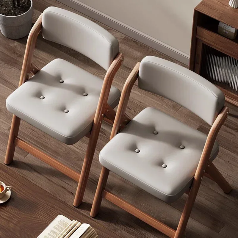& Folding Dining Chair Light Luxury Stackable Office Chair Computer Desk and Chair Fallow Comfort Home Furniture Cadeira