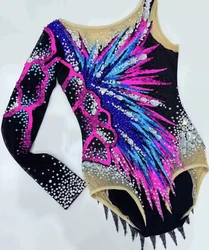 Professional Gymnastics Leotard, Skate Jumpsuit, Artistic Leotard,Custom Style, Custom Size