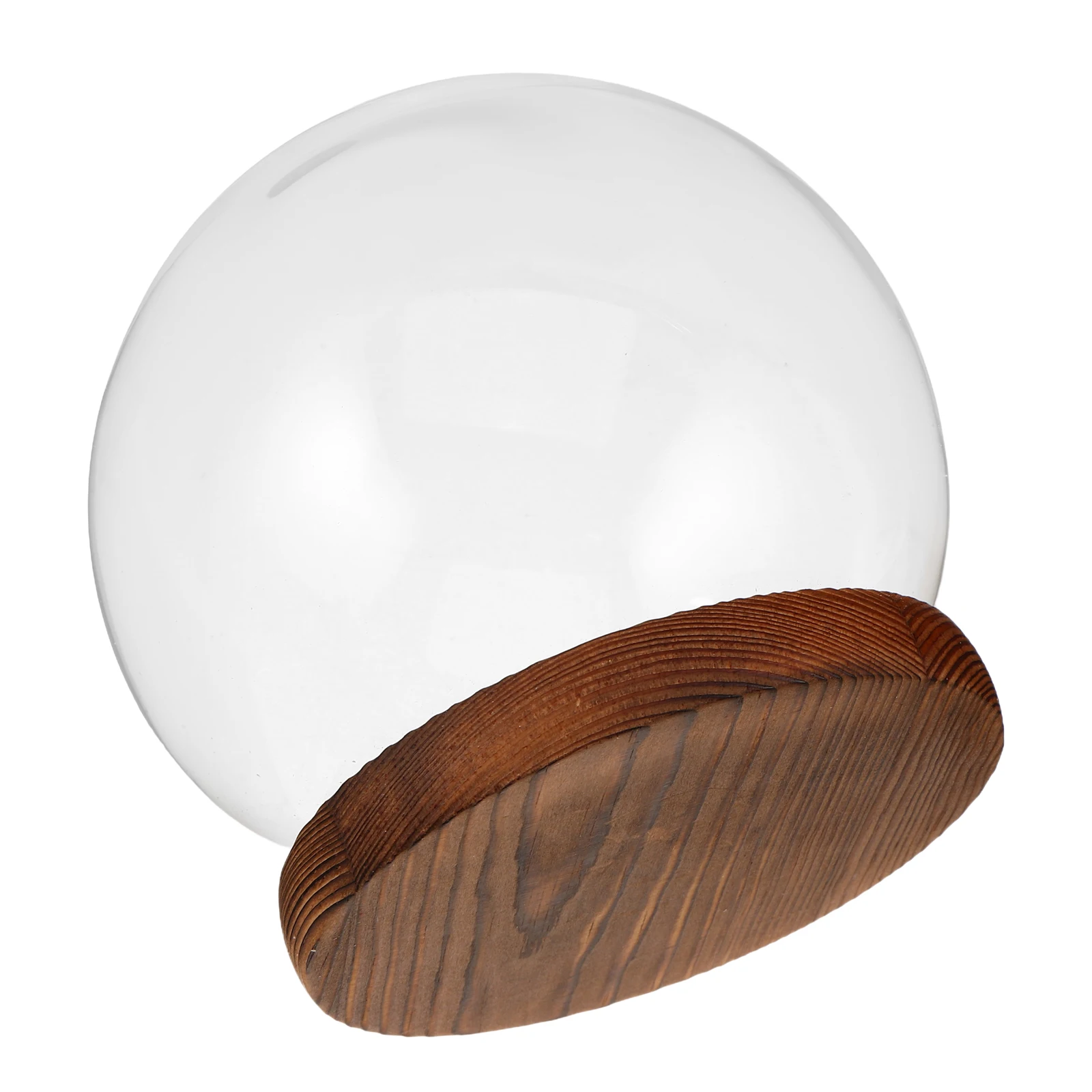 

Clear Glass Dome Showcase for Preserved Roses Elegant Cloche with Base Easy Maintenance Ornament Holder Glass Dome