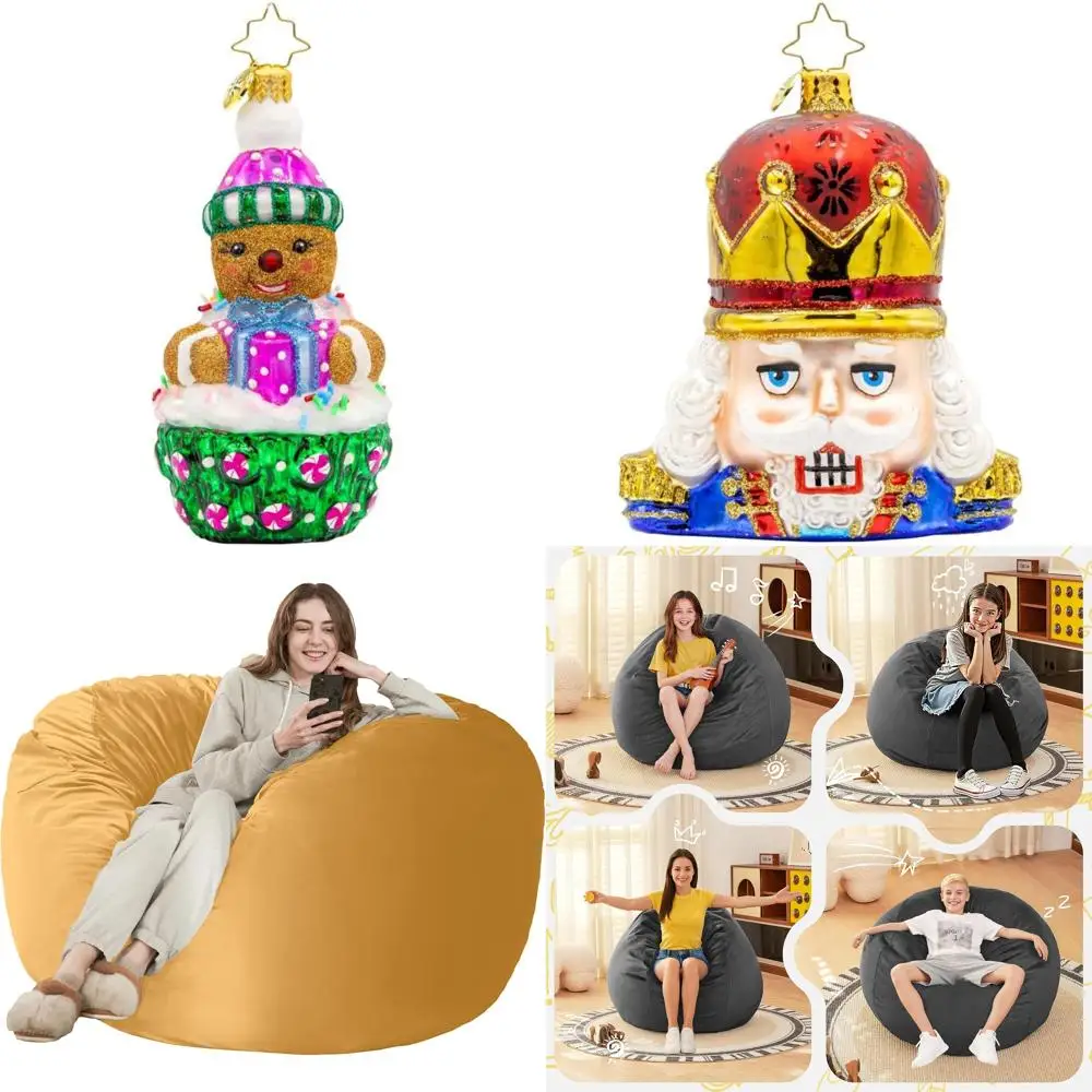 

Handcrafted European Glass Christmas Ornament, Cookie-Themed Tree Decoration, Unique Holiday Charm